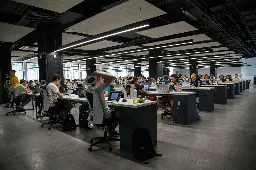employees of large company