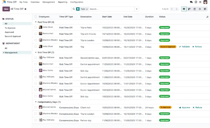 odoo payroll management