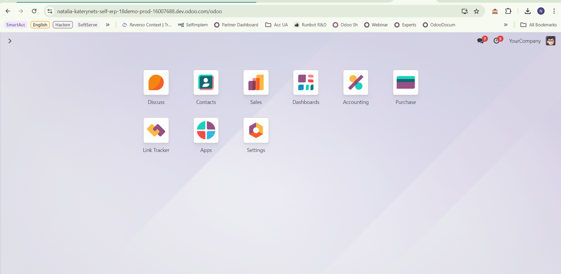 how to send a report on settlements to a supplier in odoo 18