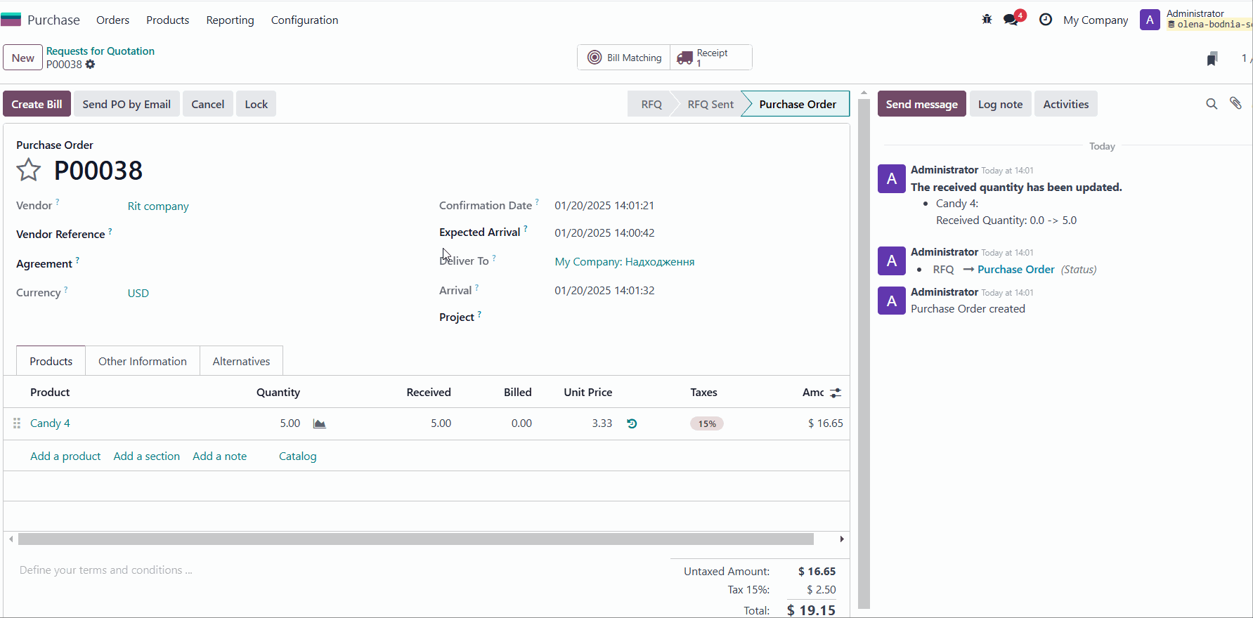 Invoice Matching